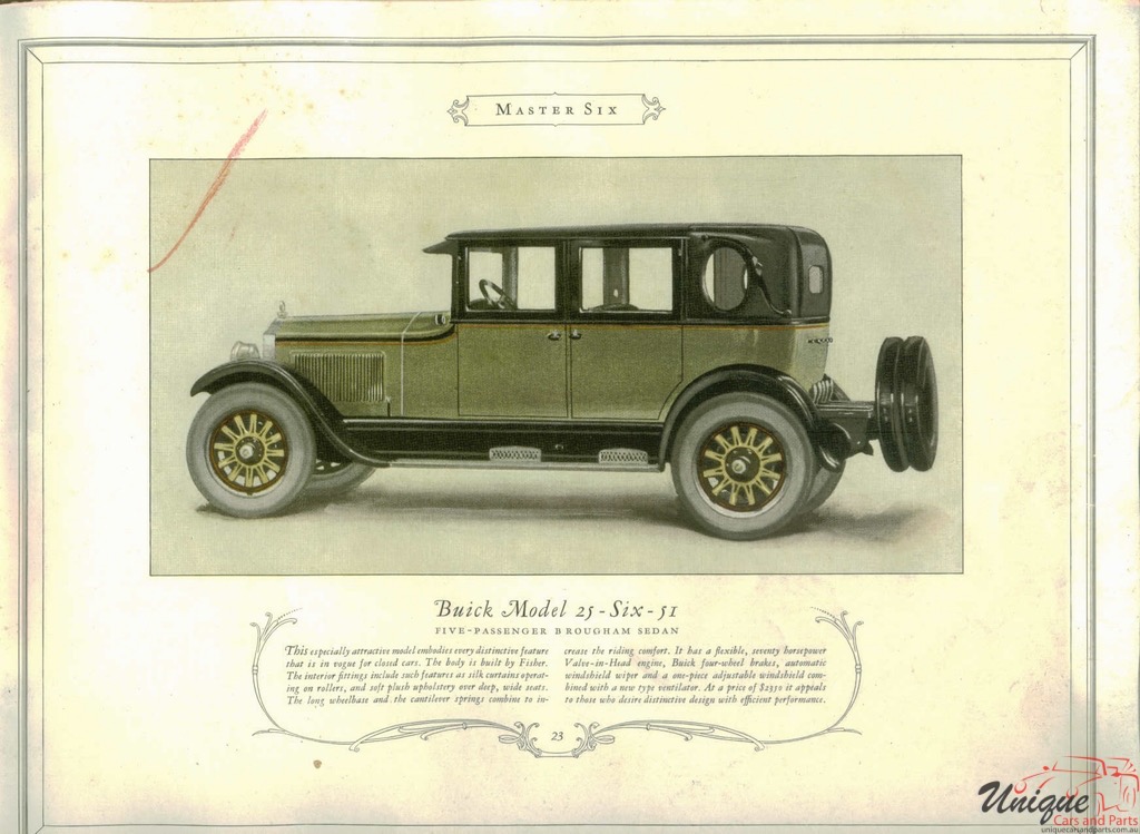 1925 Buick Prestige Brochure Page 20